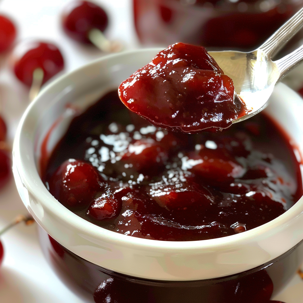 Fresh cherry BBQ sauce recipe