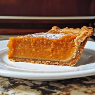 Honey Carrot Pie